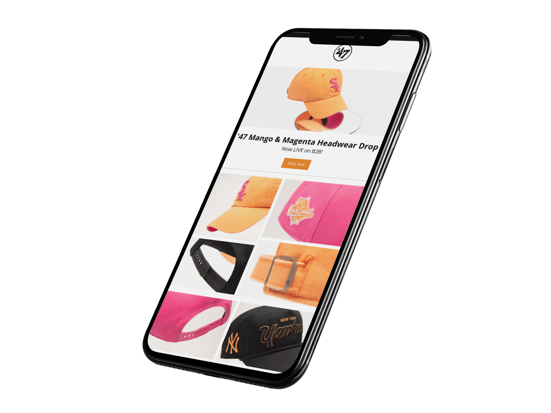 47 Brand Campaign in iPhone