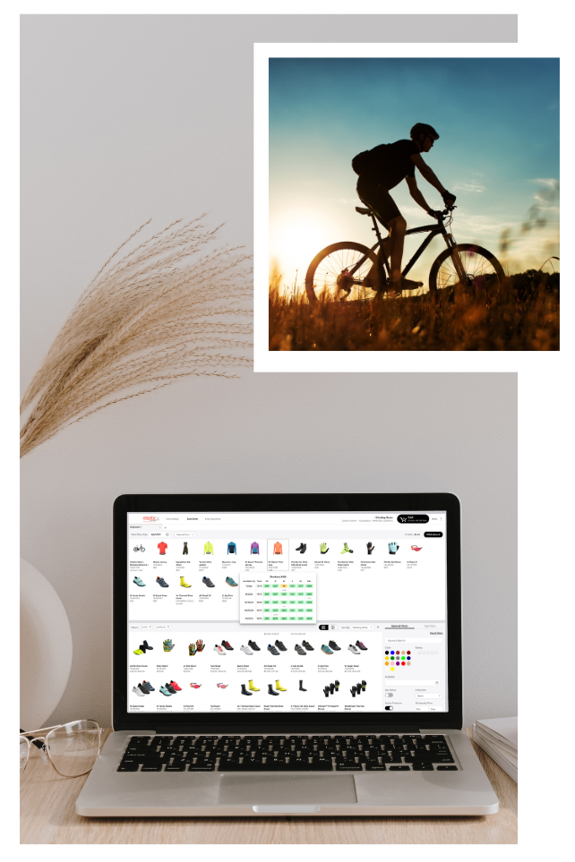 Cycling graphic w: assortment planner