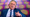 In a composite image, Robert F. Kennedy Jr. speaks in front of hamburgers on a grill. 